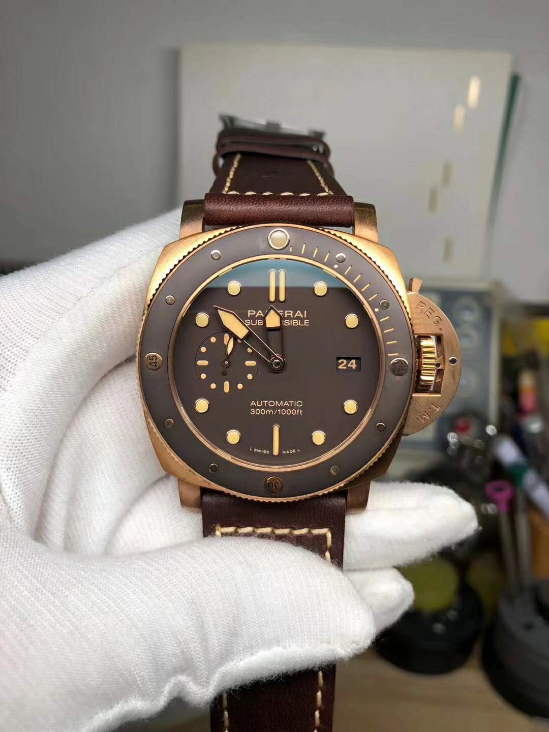Replika Panerai Submersible PAM 968
