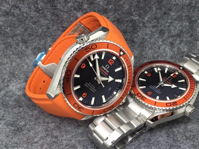 VS Factory Replika Omega Planet Ocean 600m Turuncu, Super Clone 8500 Mekanizmalı, Ücretsiz Turuncu Kauçuk Kayış Hediyeli — 24. fotoğraf