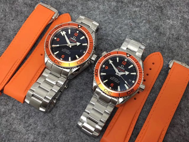 VS Factory Replika Omega Planet Ocean 600m Turuncu, Super Clone 8500 Mekanizmalı, Ücretsiz Turuncu Kauçuk Kayış Hediyeli — 25. fotoğraf