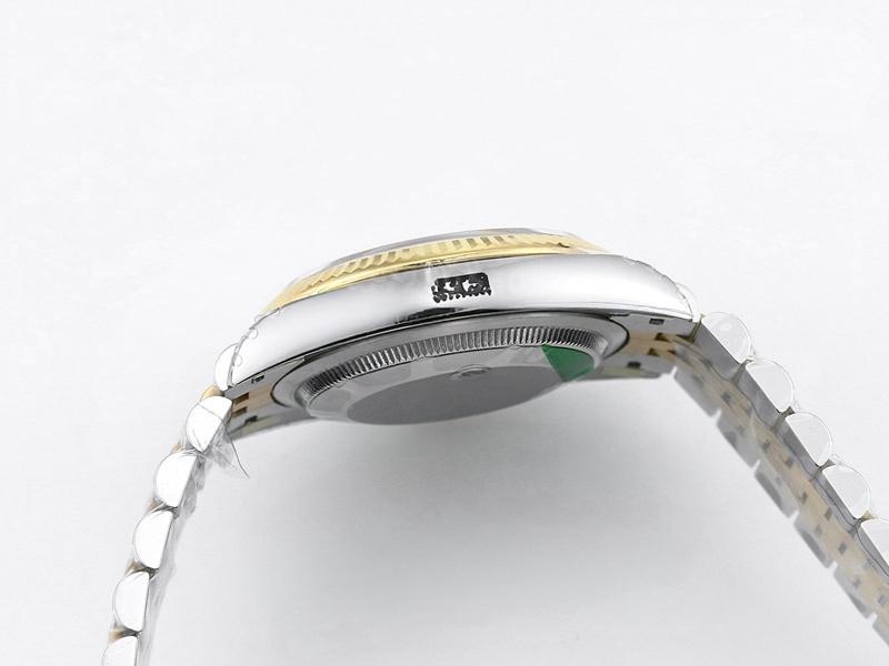 VS Factory Rolex 36 Datejust İki Renk Altın Gri Kadran Roma Rakamlı Replika Saat - VS Saat — 6. fotoğraf