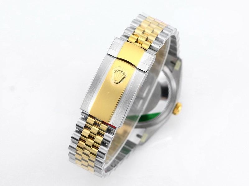 VS Factory Rolex 36 Datejust İki Renk Altın Gri Kadran Roma Rakamlı Replika Saat - VS Saat — 9. fotoğraf