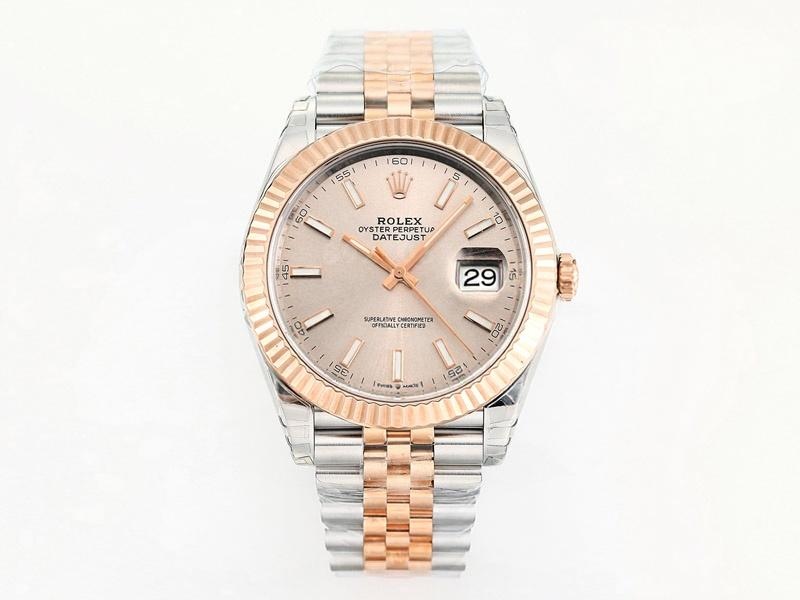 VS Factory Rolex 36 Datejust Rose Gold Kadran Replika Kol Saati - VS Watch — 1. fotoğraf