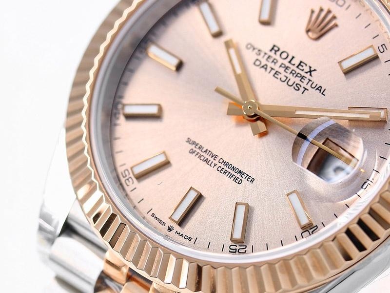 VS Factory Rolex 36 Datejust Rose Gold Kadran Replika Kol Saati - VS Watch — 4. fotoğraf