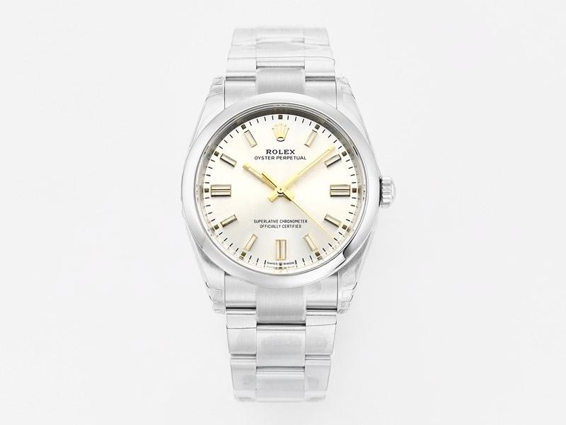 VS Factory Rolex 36 Oyster Perpetual altın akrepli replika kol saati - VS Saat — 1. fotoğraf