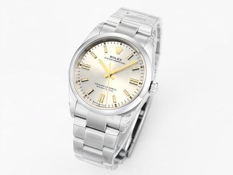 VS Factory Rolex 36 Oyster Perpetual altın akrepli replika kol saati - VS Saat — 2. fotoğraf