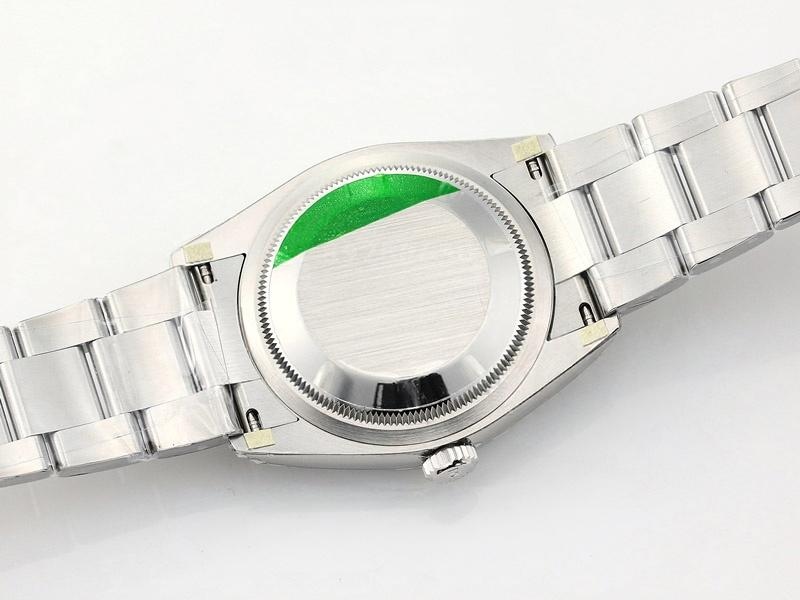 VS Factory Rolex 36 Oyster Perpetual Turuncu-Kırmızı Replika Kol Saati - VS Saat — 7. fotoğraf