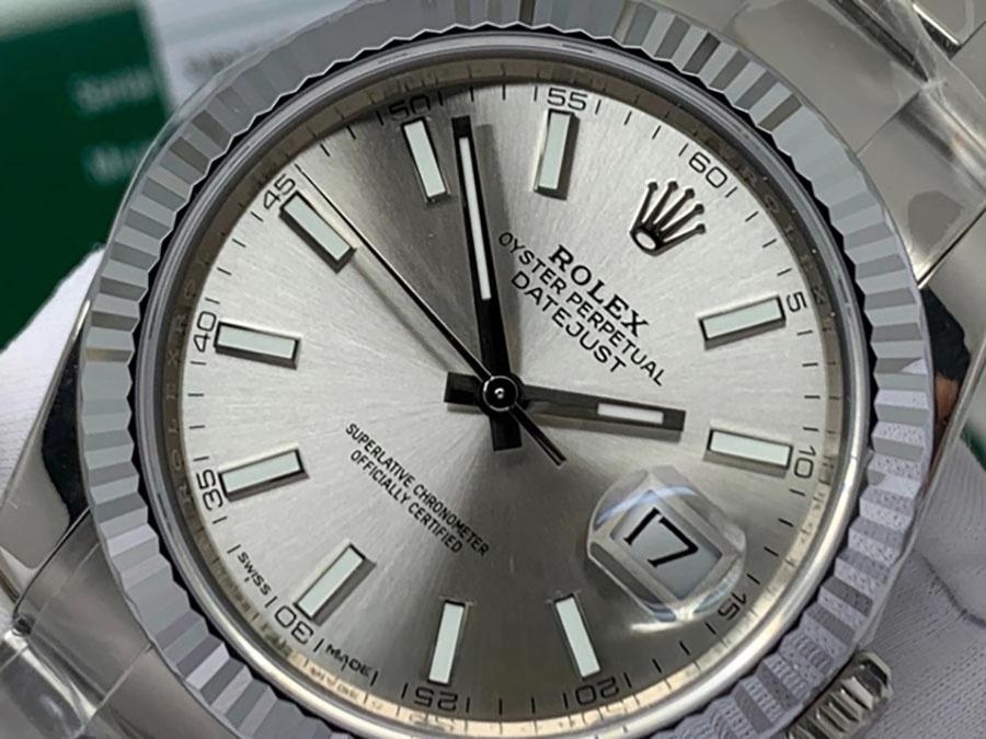 VS Factory Rolex 41 Datejust Gri Kadran Replika Saat - VS — 2. fotoğraf