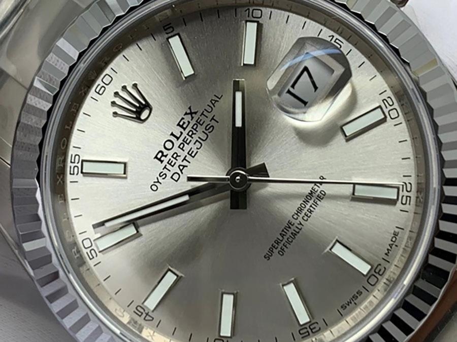 VS Factory Rolex 41 Datejust Gri Kadran Replika Saat - VS — 3. fotoğraf