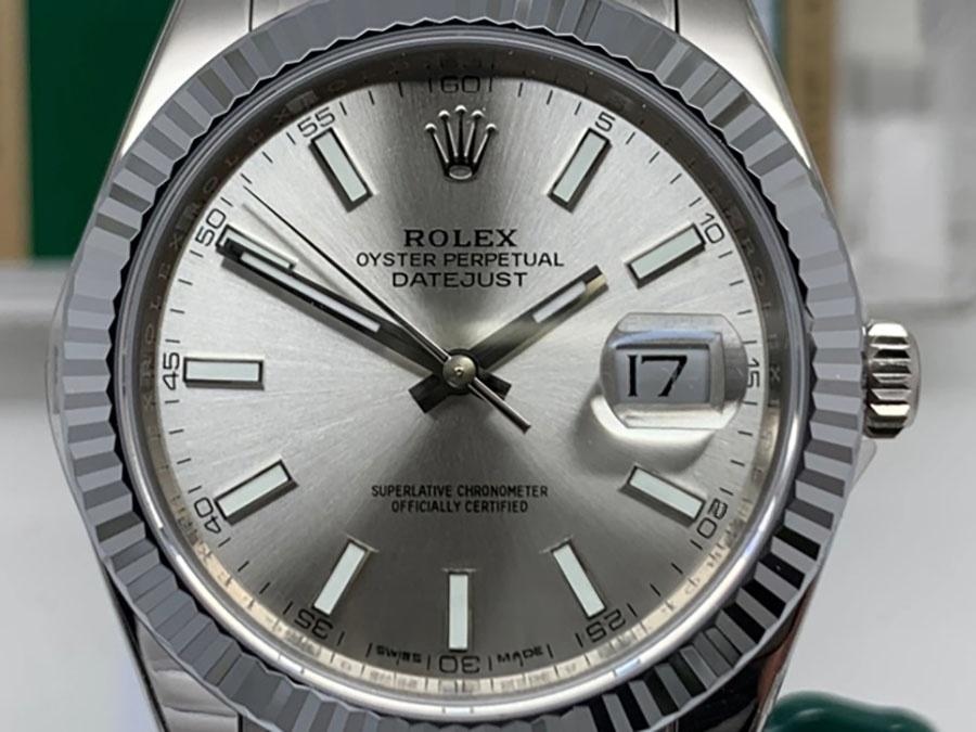VS Factory Rolex 41 Datejust Gri Kadran Replika Saat - VS — 4. fotoğraf