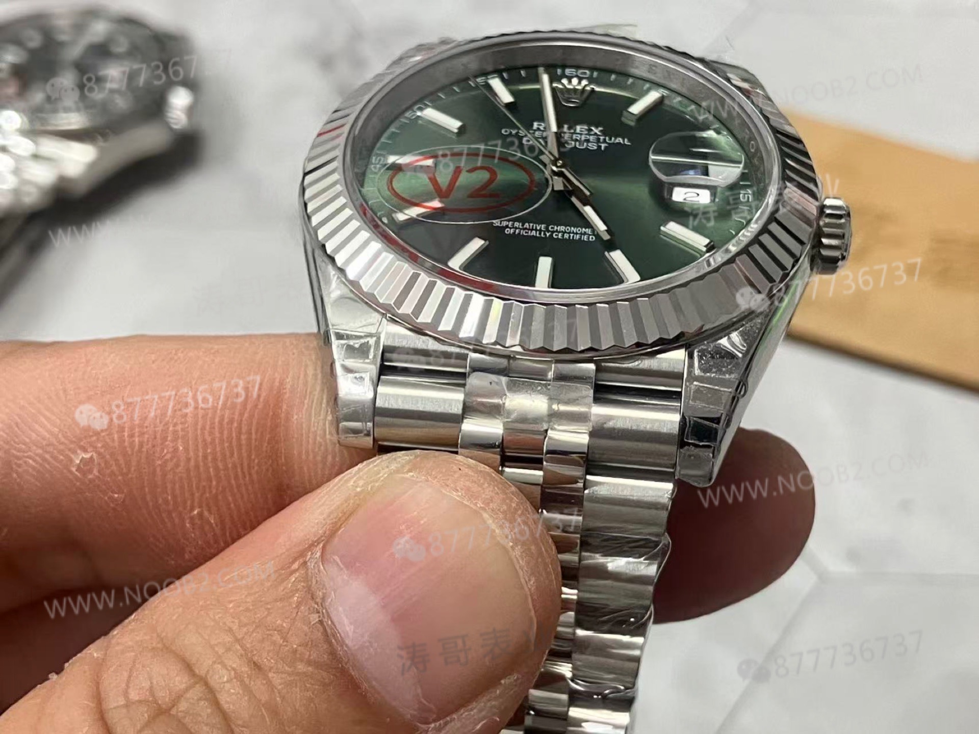 VS Factory Rolex 41 Datejust V2 nane yeşili renk, Dandong 3235 mekanizması — almaya değer mi? — 10. fotoğraf