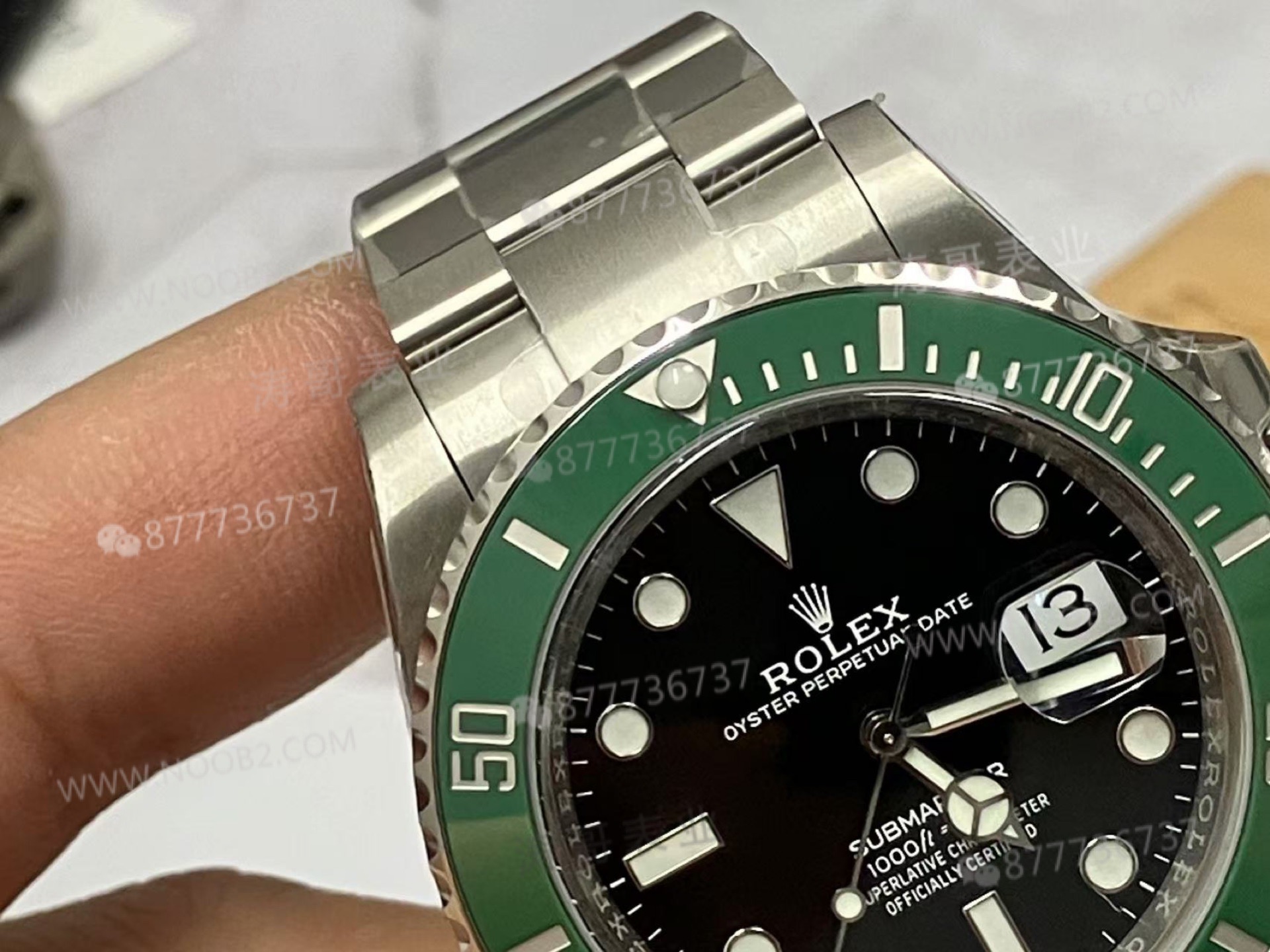 VS Factory Rolex 41 yeşil su hayaleti, Dandong 3235 mekanizmasıyla en iyi versiyon mu? — 4. fotoğraf