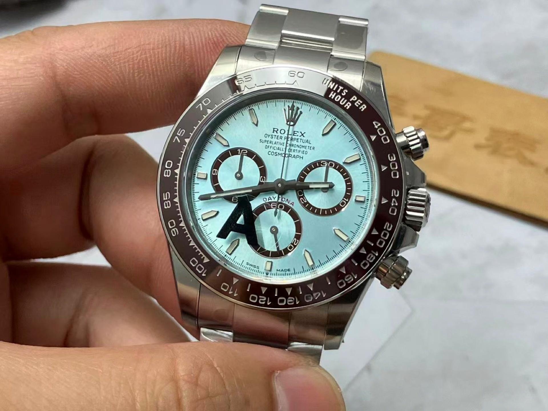VS Factory Rolex ağırlık dengeli Buzul Mavisi Daytona: Dandong 4131 mekanizmasına yükseltildi, 177 grama çıktı, elde tam oturuyor, detaylar yerli yerinde — 2. fotoğraf