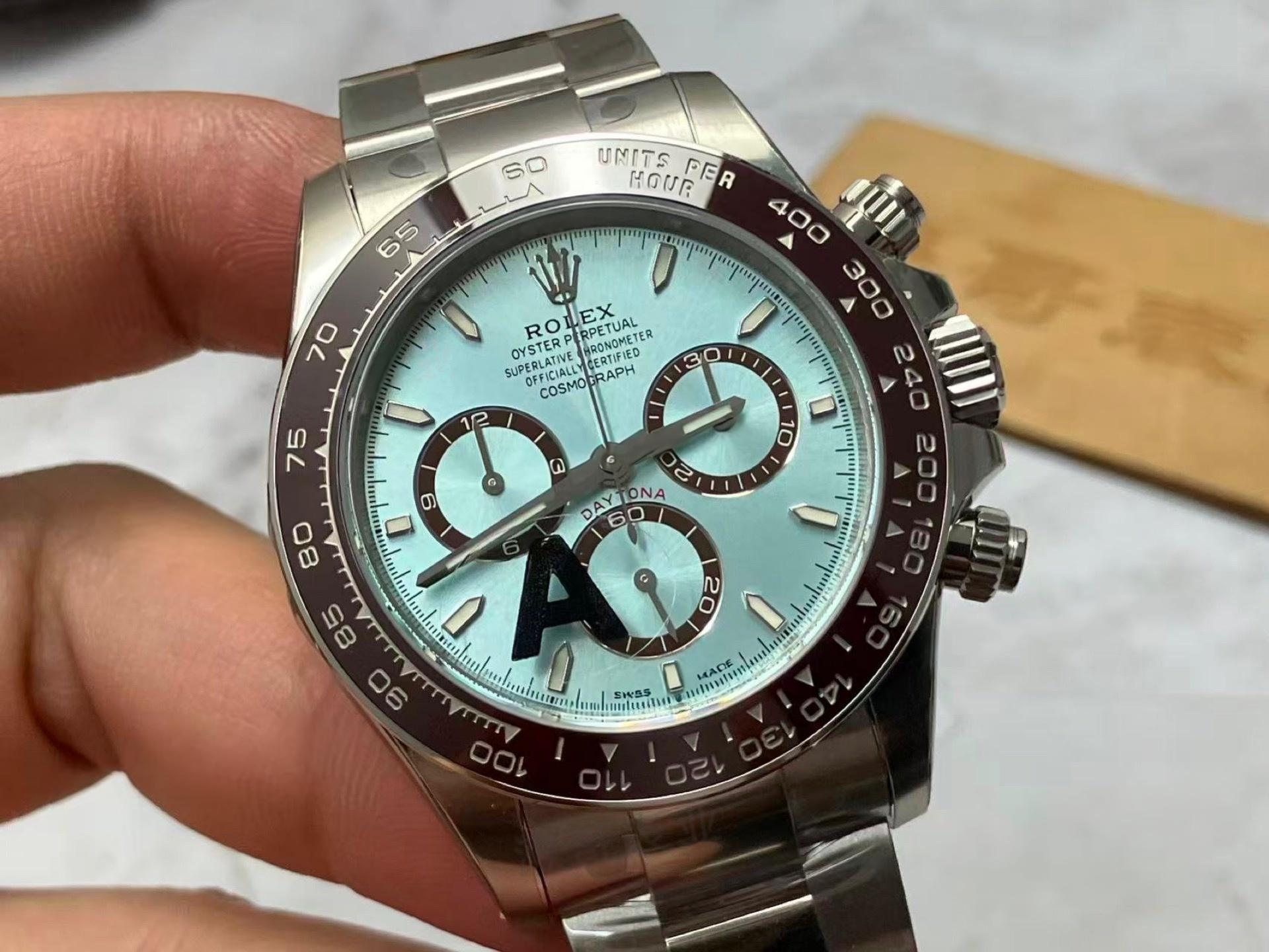 VS Factory Rolex ağırlık dengeli Buzul Mavisi Daytona: Dandong 4131 mekanizmasına yükseltildi, 177 grama çıktı, elde tam oturuyor, detaylar yerli yerinde — 4. fotoğraf