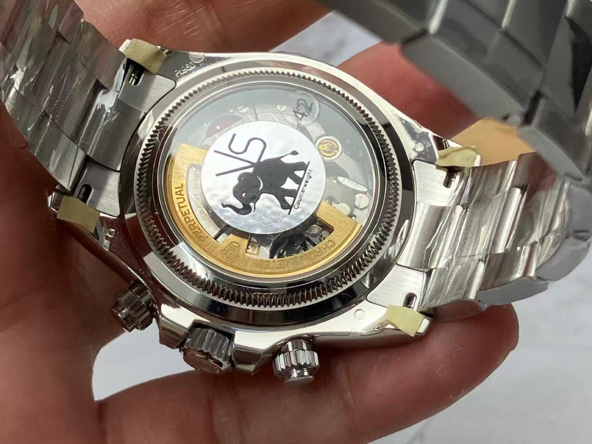 VS Factory Rolex ağırlık dengeli Buzul Mavisi Daytona: Dandong 4131 mekanizmasına yükseltildi, 177 grama çıktı, elde tam oturuyor, detaylar yerli yerinde — 15. fotoğraf