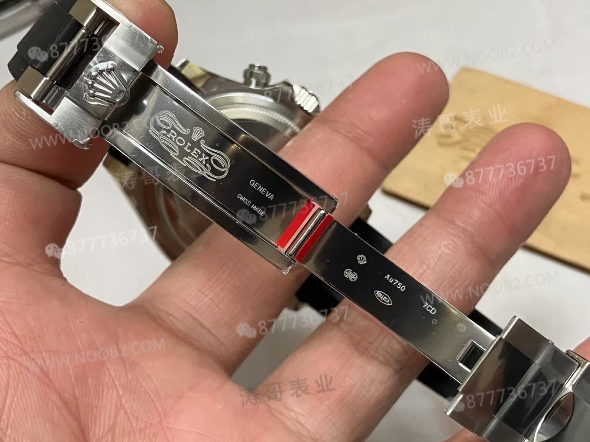 VS Factory Rolex ağırlık dengeli gri kauçuk kayışlı Daytona / beyaz altın Daytona, Dantong 4131 mekanizma 137 gram işçilik nasıl? — 17. fotoğraf
