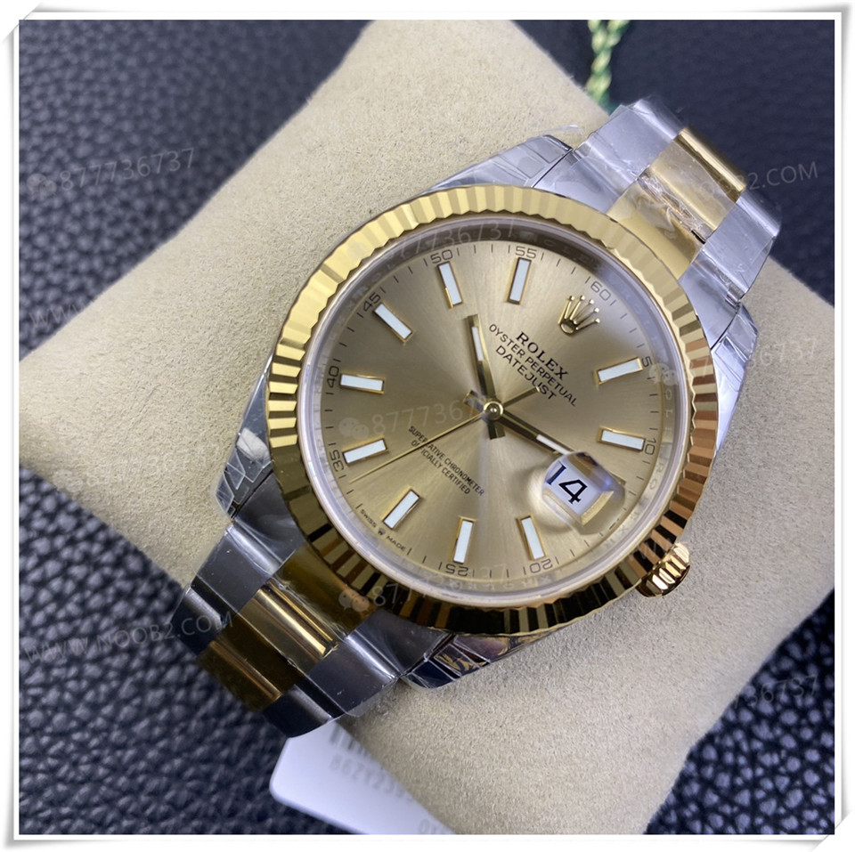 VS Factory Rolex altın-çelik Datejust 41 mm 3235 mekanizmalı replika saatin kalitesi iyi mi? — 13. fotoğraf