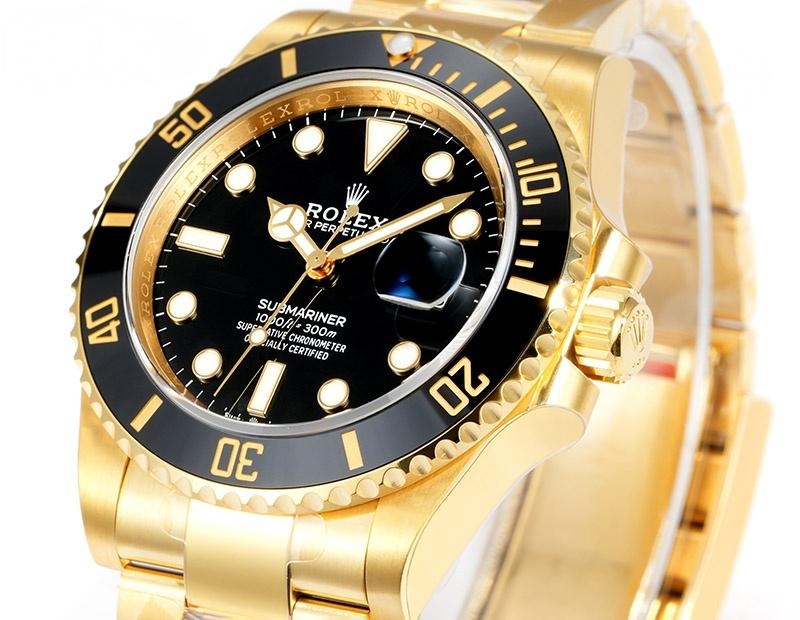 VS Factory Rolex altın Siyah Su Hayaleti 3235 replika saat - VS saat — 3. fotoğraf