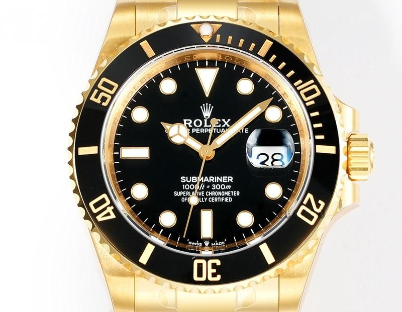 VS Factory Rolex altın Siyah Su Hayaleti 3235 replika saat - VS saat — 5. fotoğraf