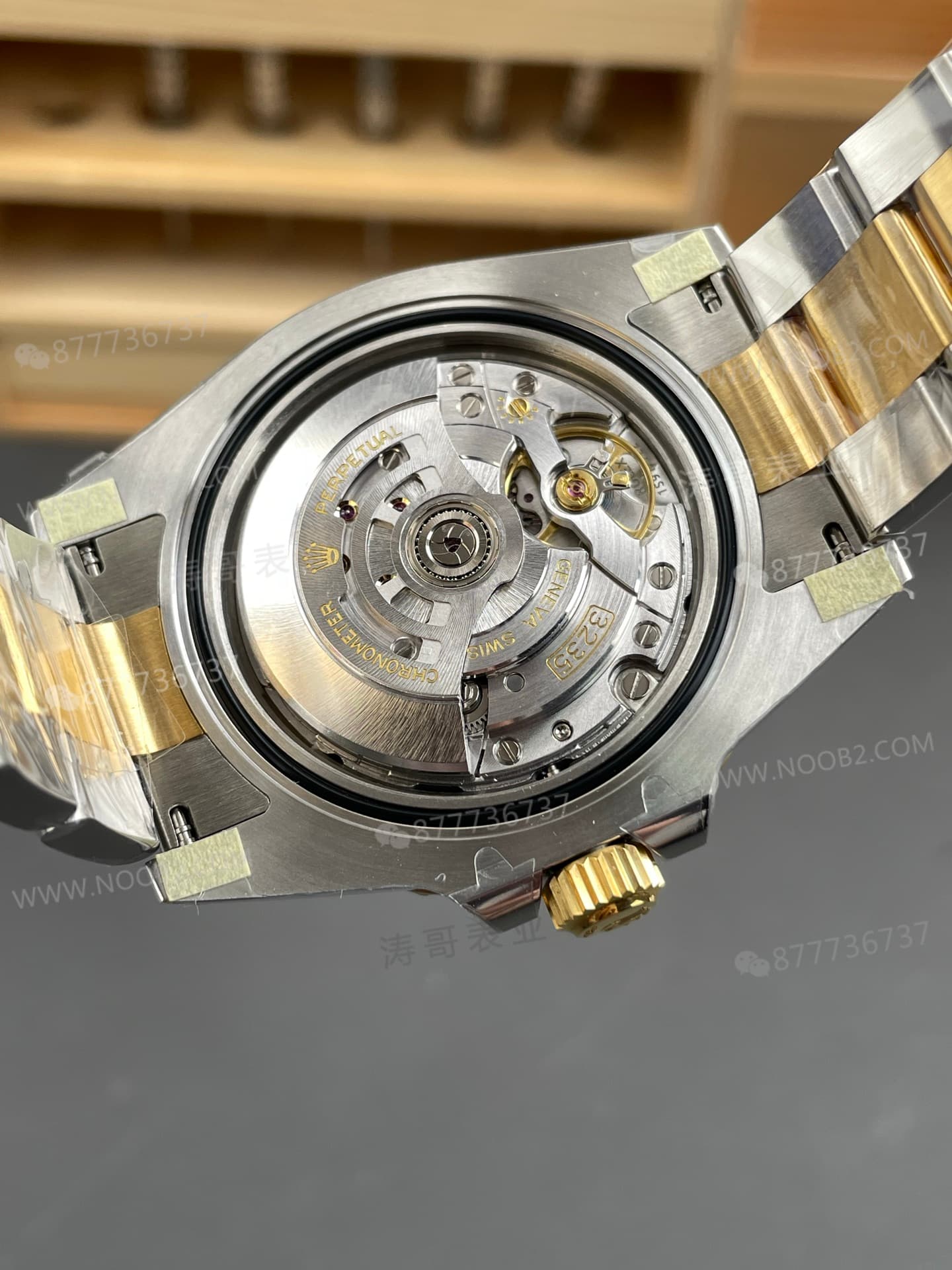 VS Factory Rolex balanslı ağırlıklı iki renkli altın mavi su hayaleti 41 mm, 186G ağırlığında; detay işçiliği nasıl? — 29. fotoğraf