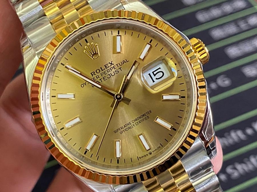 VS Factory Rolex Datejust 36 126233-0015 Replika Kol Saati - VS Saat — 5. fotoğraf