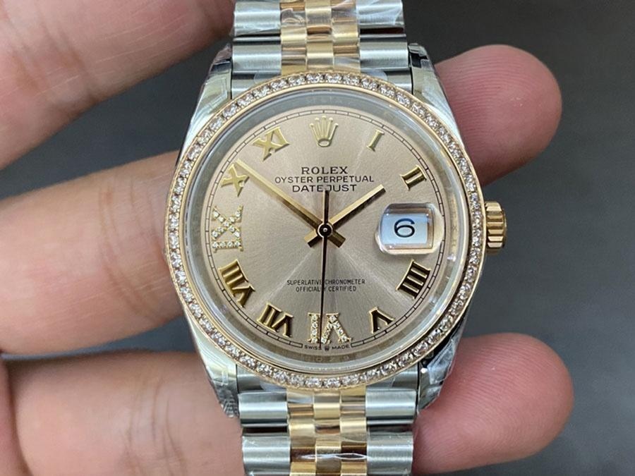 VS Factory Rolex Datejust 36 126281-0015 Replika Saat - VS Saat — 1. fotoğraf