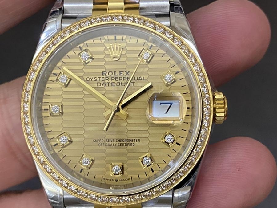 VS Factory Rolex Datejust 36 126283-0031 Replika Saat - VS Saat — 1. fotoğraf
