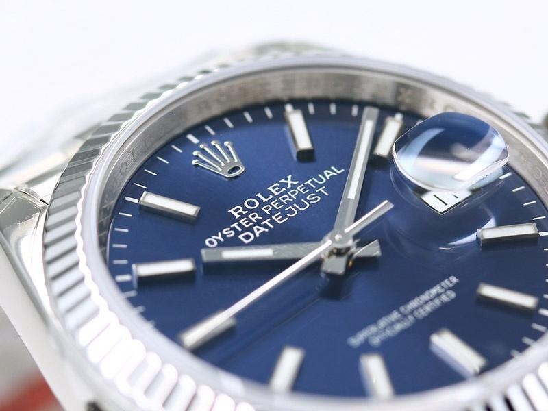 VS Factory Rolex Datejust 36 Mavi Kadran Replika Kol Saati - VS Saat — 4. fotoğraf