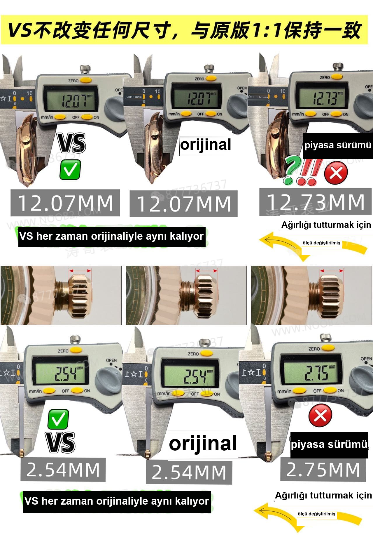 VS Factory Rolex Day-Date DD çift takvim, 182g ağırlıklı, siyah karamel ve dumanlı yeşil, 3255 mekanizmanın işçiliği nasıl? — 5. fotoğraf