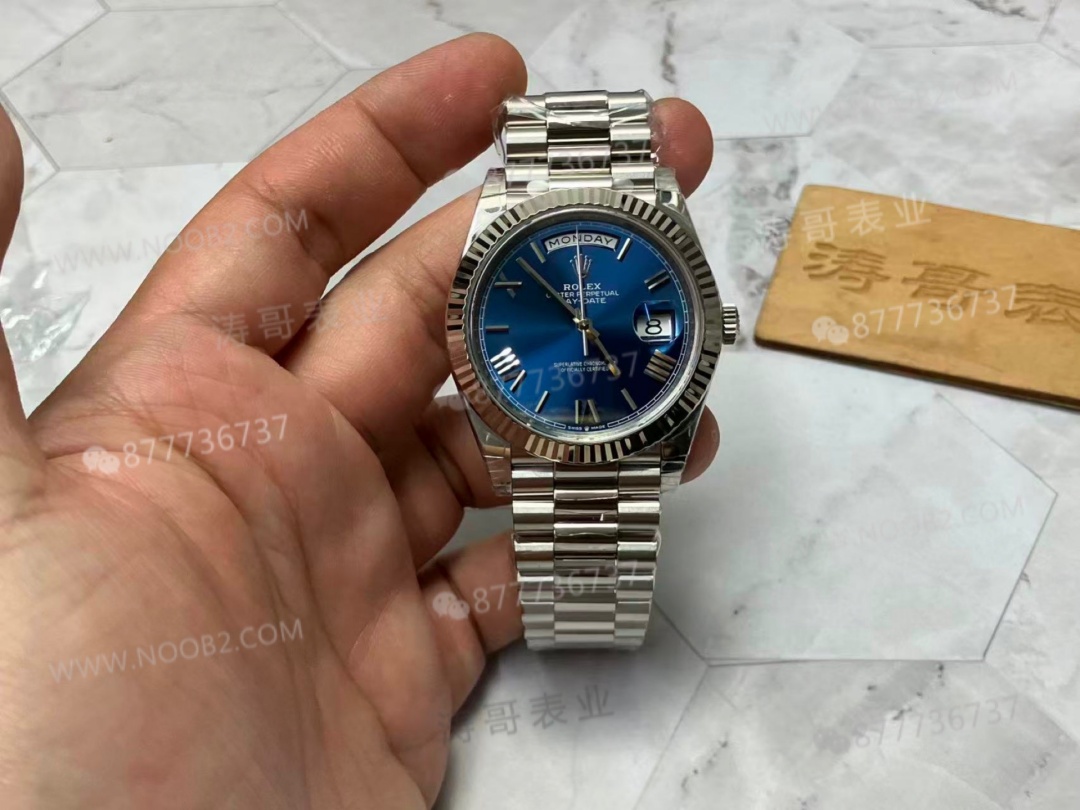 VS Factory Rolex Day-Date DD, içindeki Dandong 3255 mekanizmasına rağmen neden ağırlıklandırılmamış? — 1. fotoğraf