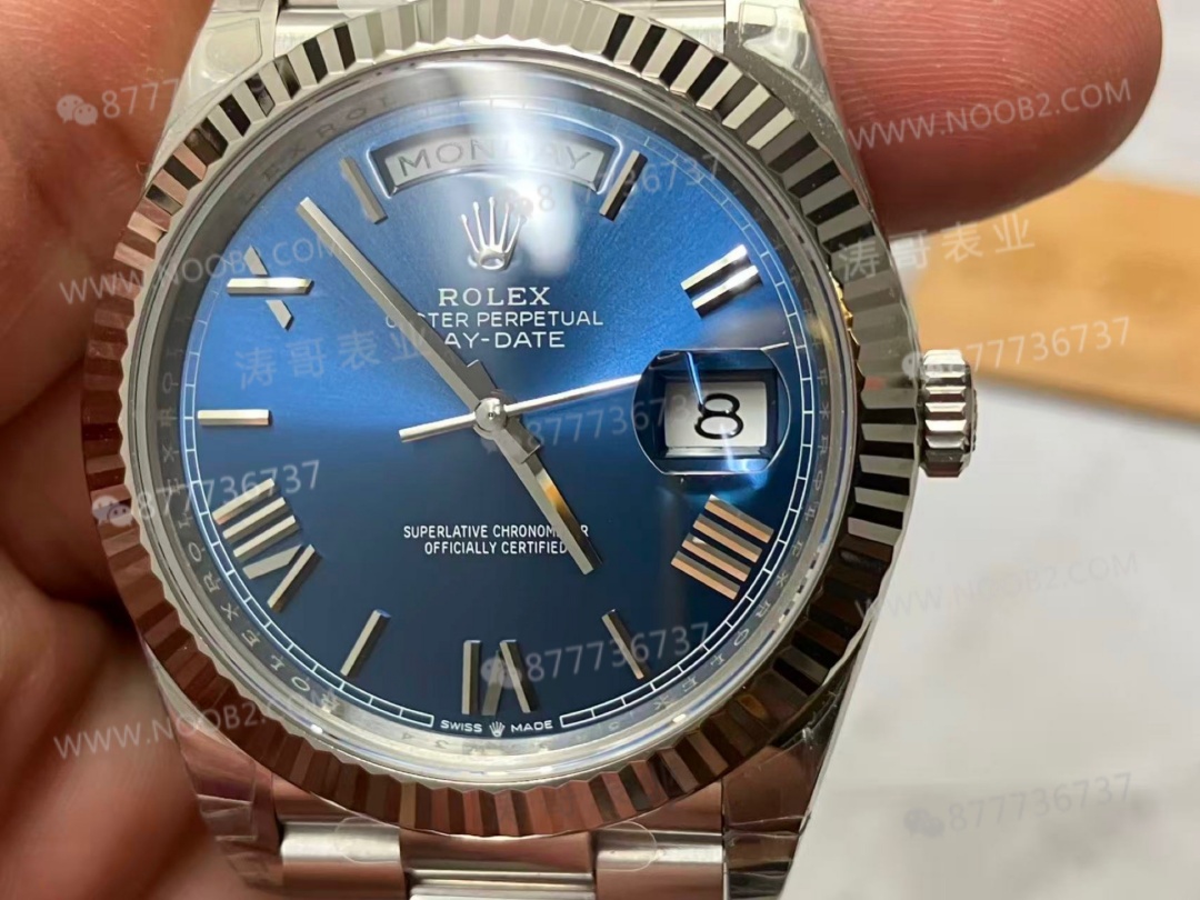 VS Factory Rolex Day-Date DD, içindeki Dandong 3255 mekanizmasına rağmen neden ağırlıklandırılmamış? — 6. fotoğraf