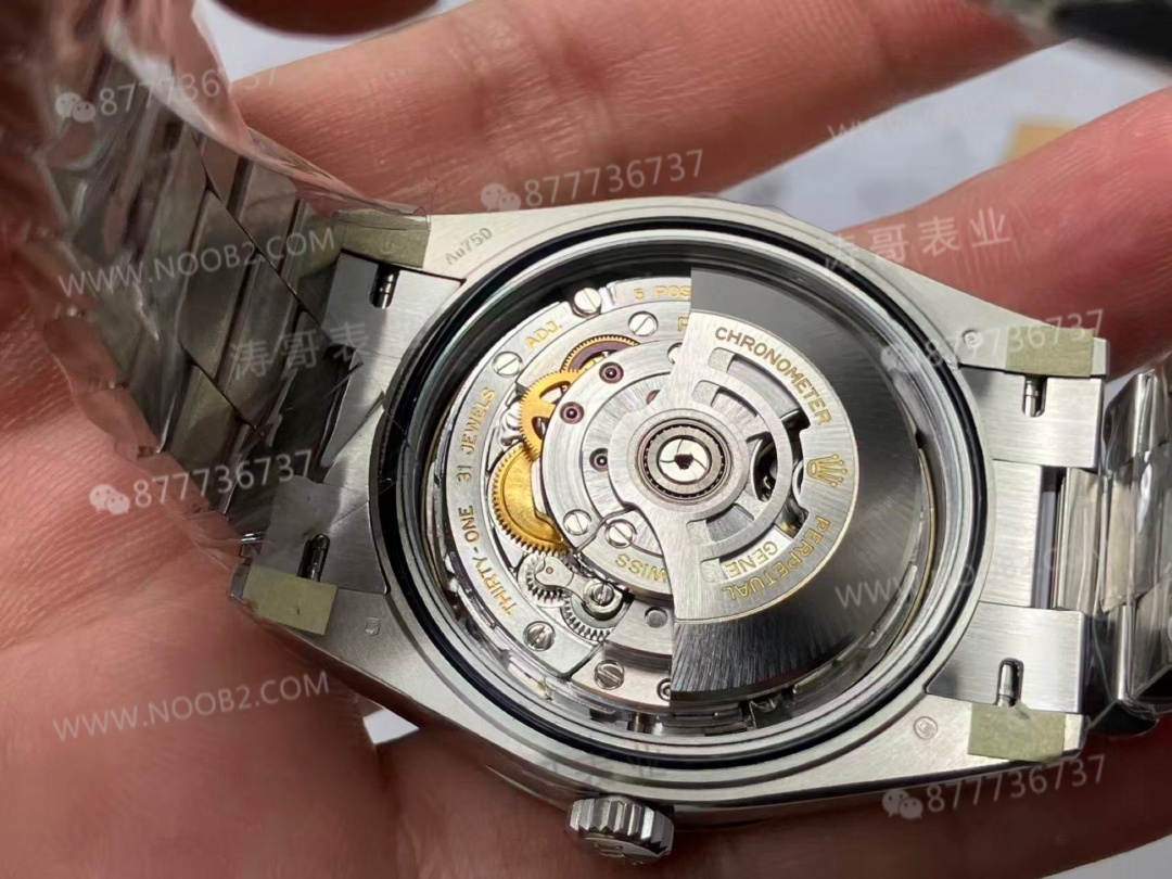 VS Factory Rolex Day-Date DD, içindeki Dandong 3255 mekanizmasına rağmen neden ağırlıklandırılmamış? — 21. fotoğraf