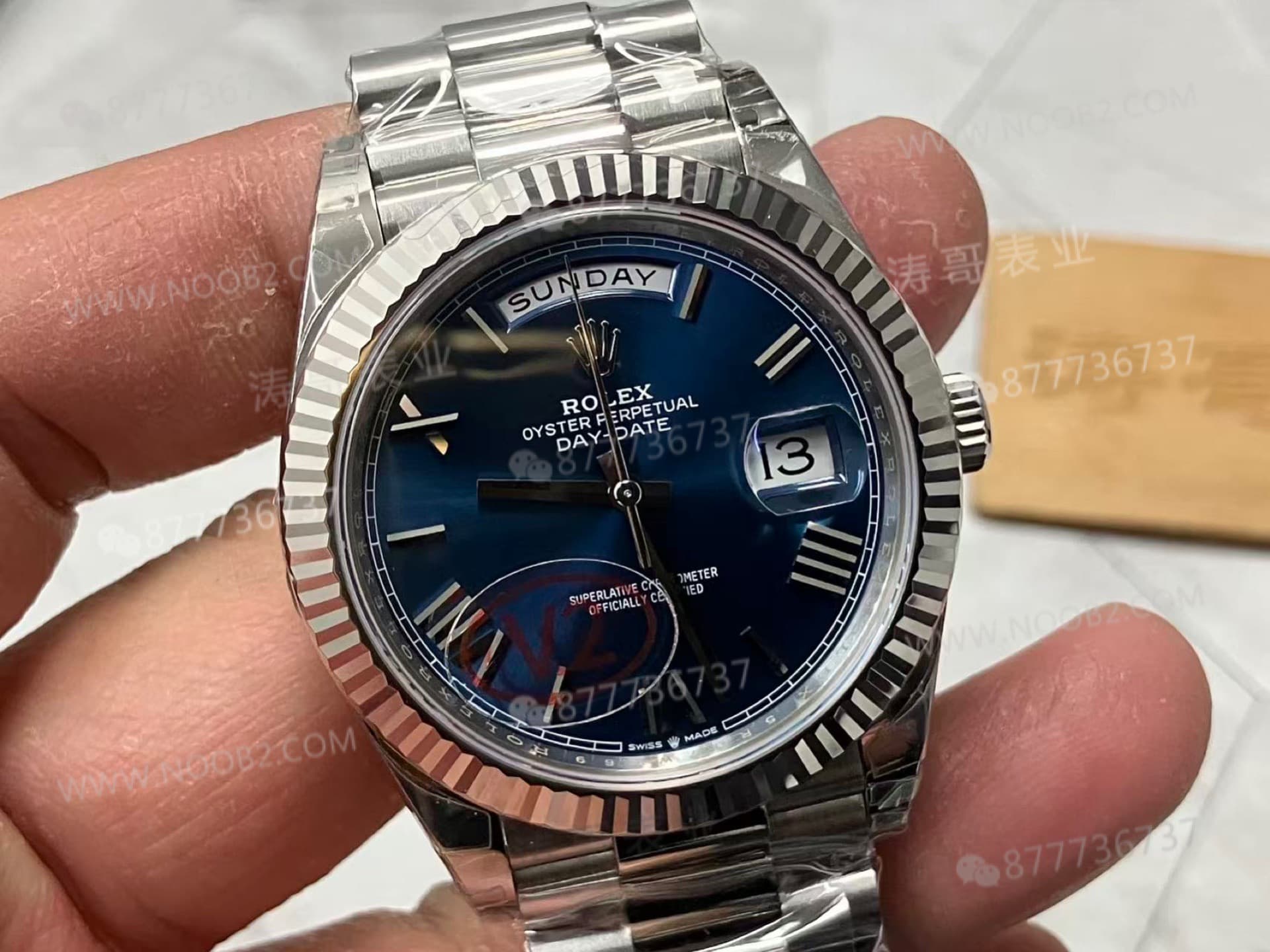 VS Factory Rolex Day-Date V2 ağırlıklı versiyon 182 gram, Dandong 3255 mekanizmasıyla diğer fabrikaları alt ediyor mu? — 3. fotoğraf