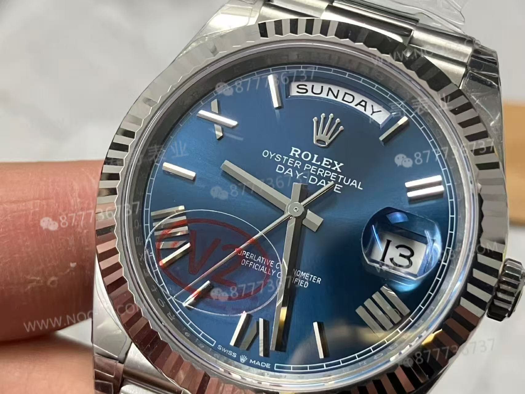 VS Factory Rolex Day-Date V2 ağırlıklı versiyon 182 gram, Dandong 3255 mekanizmasıyla diğer fabrikaları alt ediyor mu? — 5. fotoğraf
