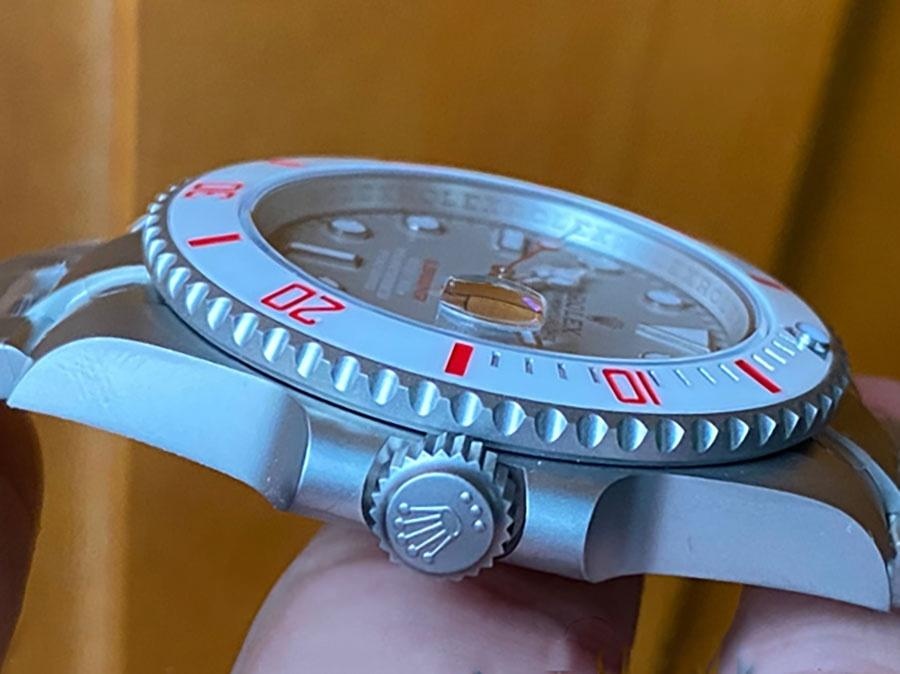 VS Factory Rolex DIW Beyaz Seramik Bezelli Gri Kadranlı Submariner Replika Kol Saati - VS Saat — 6. fotoğraf