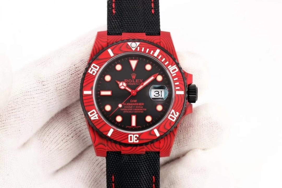 VS Factory Rolex DIW karbon fiber Red Devil su geçirmez modelinin kalitesi nasıl? — 1. fotoğraf