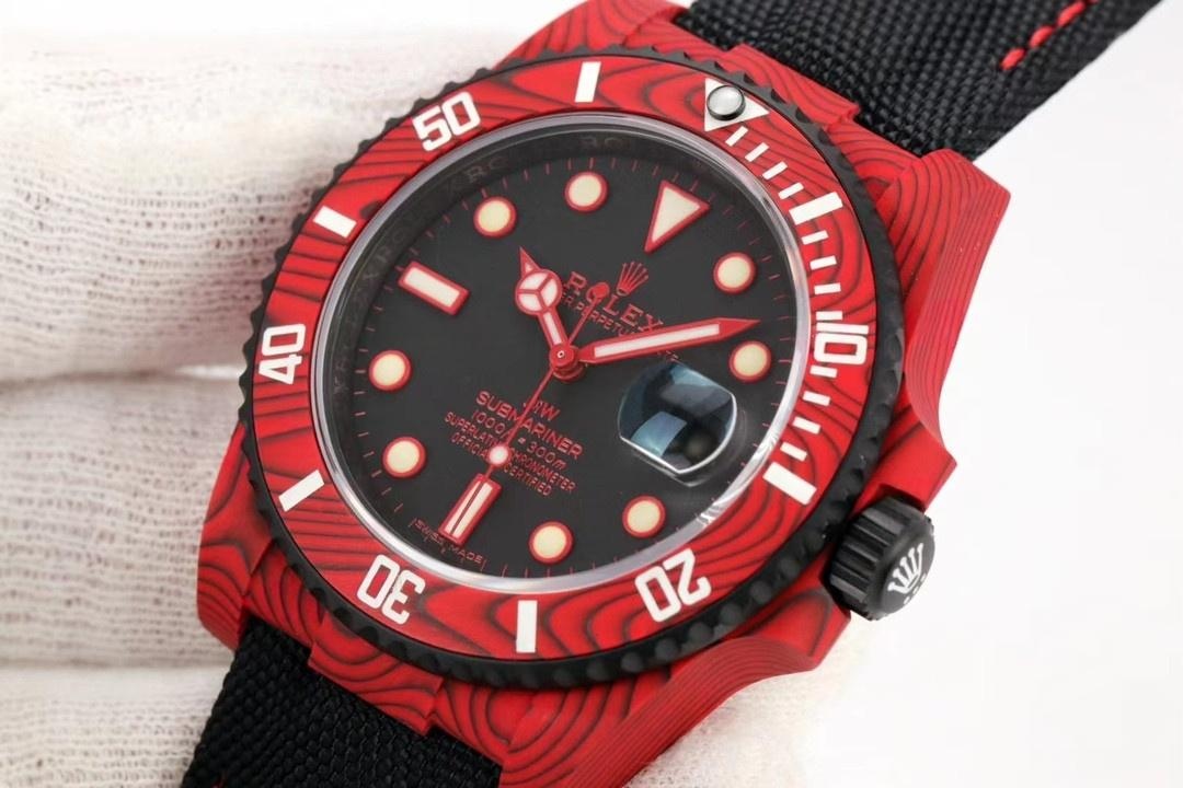 VS Factory Rolex DIW karbon fiber Red Devil su geçirmez modelinin kalitesi nasıl? — 5. fotoğraf