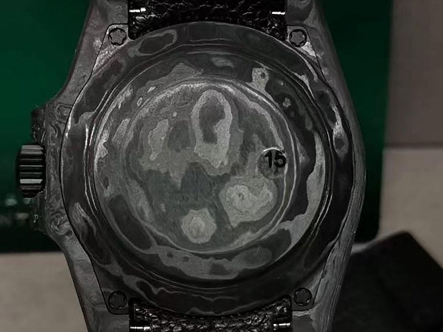 VS Factory Rolex DIW Karbon Fiber Yeşil Replika Kol Saati - VS Saat — 5. fotoğraf
