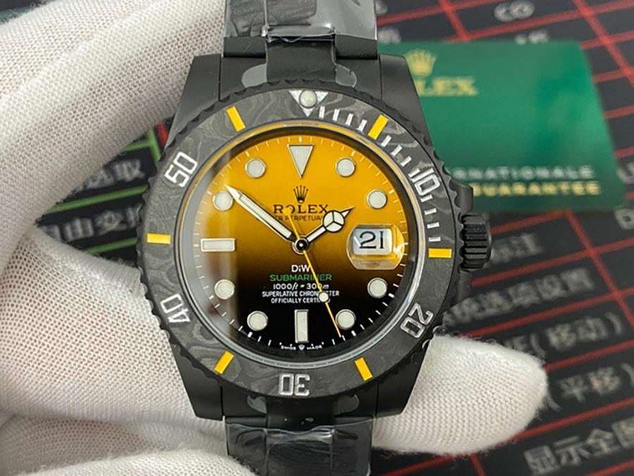 VS Factory Rolex DIW sarı degrade 3135 replika kol saati - VS saat — 1. fotoğraf