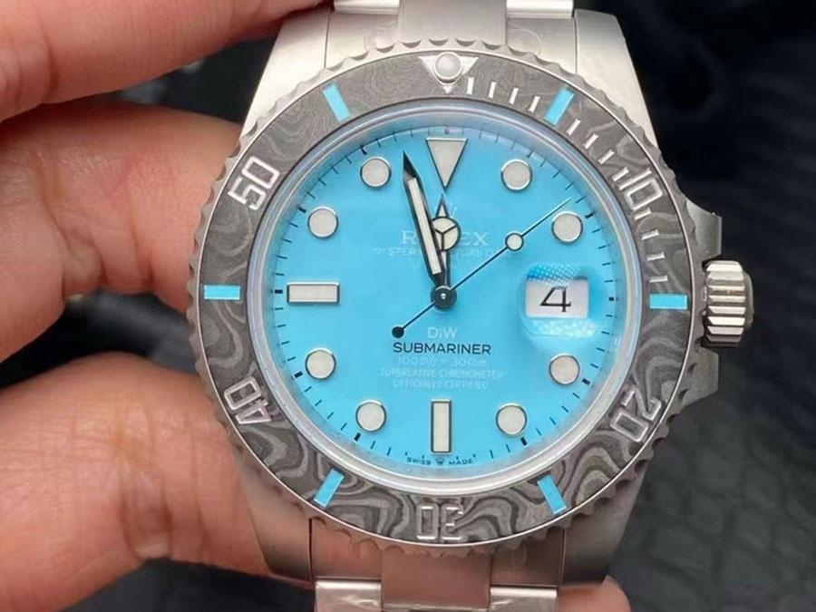 VS Factory Rolex DIW Tiffany Blue Su Geçirmez Replika Kol Saati - VS Saat — 1. fotoğraf