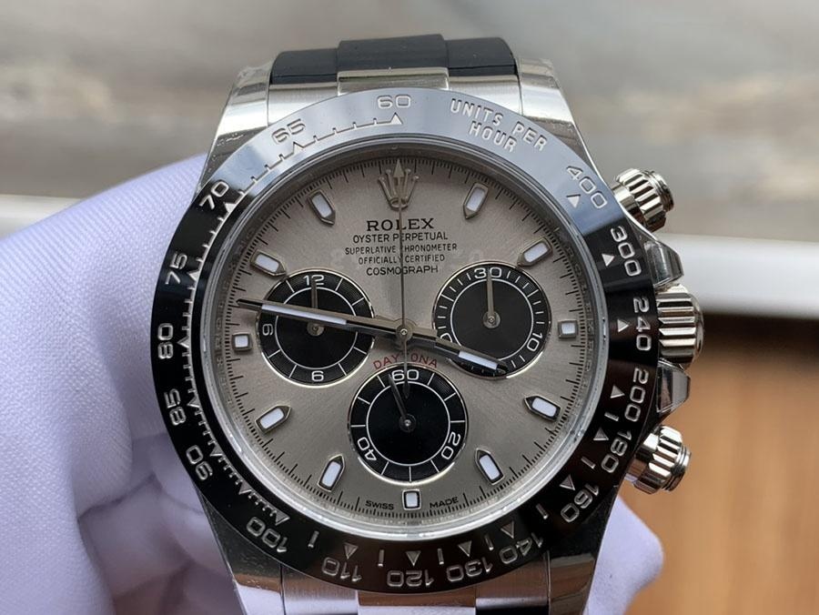 VS Factory Rolex Gri Daytona 4130 Model Replika Saat - VS Daytona — 2. fotoğraf