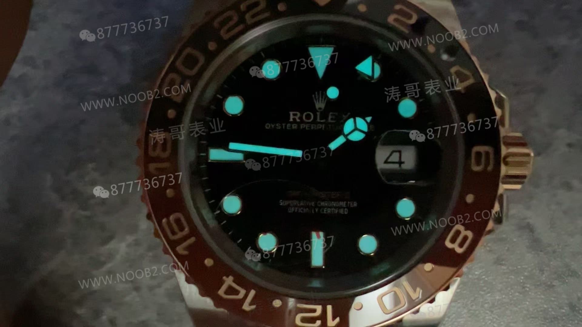 VS Factory Rolex iki renk altın GMT sarsıt bezel/pavurya ağırlık dengeli versiyonun detay işçiliği nasıl? — 8. fotoğraf