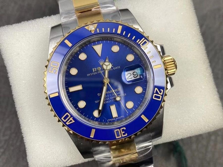 VS Factory Rolex İki Renk Mavi Su Hayaleti 3135 Replika Saat - VS — 2. fotoğraf