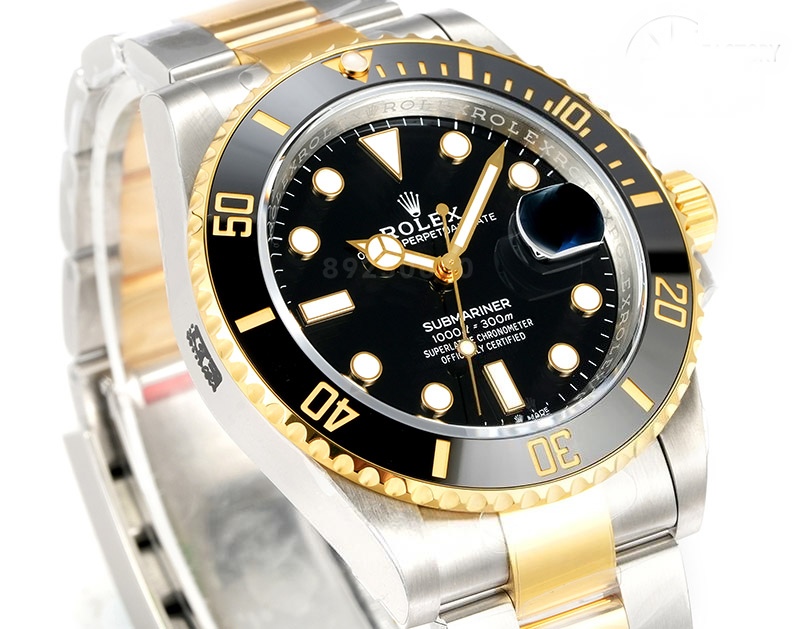 VS Factory Rolex İki Renkli Altın Siyah Su Hayaleti 3235 Replika Saat - VS Saat — 4. fotoğraf