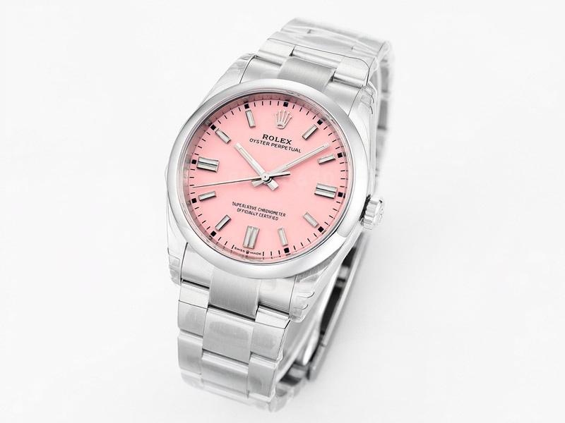 VS Factory Rolex Oyster Perpetual 36 Pembe Kadran Replika Kol Saati-VS Saat — 2. fotoğraf