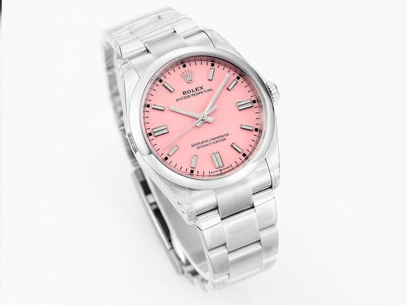 VS Factory Rolex Oyster Perpetual 36 Pembe Kadran Replika Kol Saati-VS Saat — 3. fotoğraf