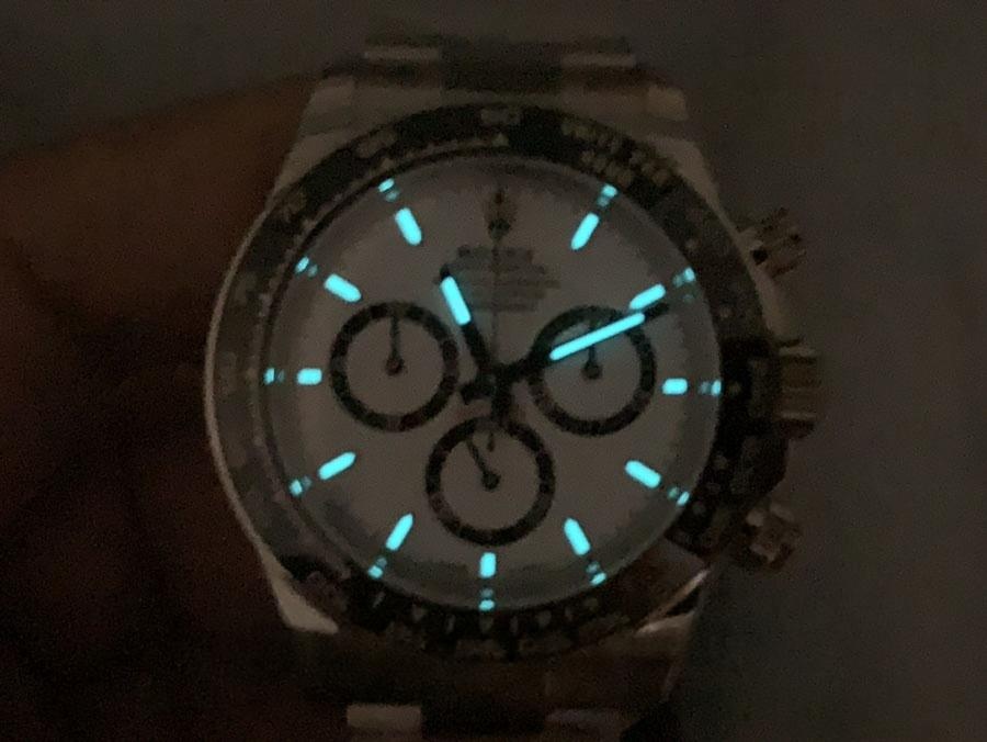 VS Factory Rolex Panda Daytona 4131 Replika Saat - Daytona Karşılaştırması — 4. fotoğraf