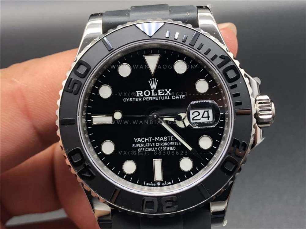VS Factory Rolex platin Yacht-Master 42 mm «3135 mekanizma» saat işçilik incelemesi — 3. fotoğraf
