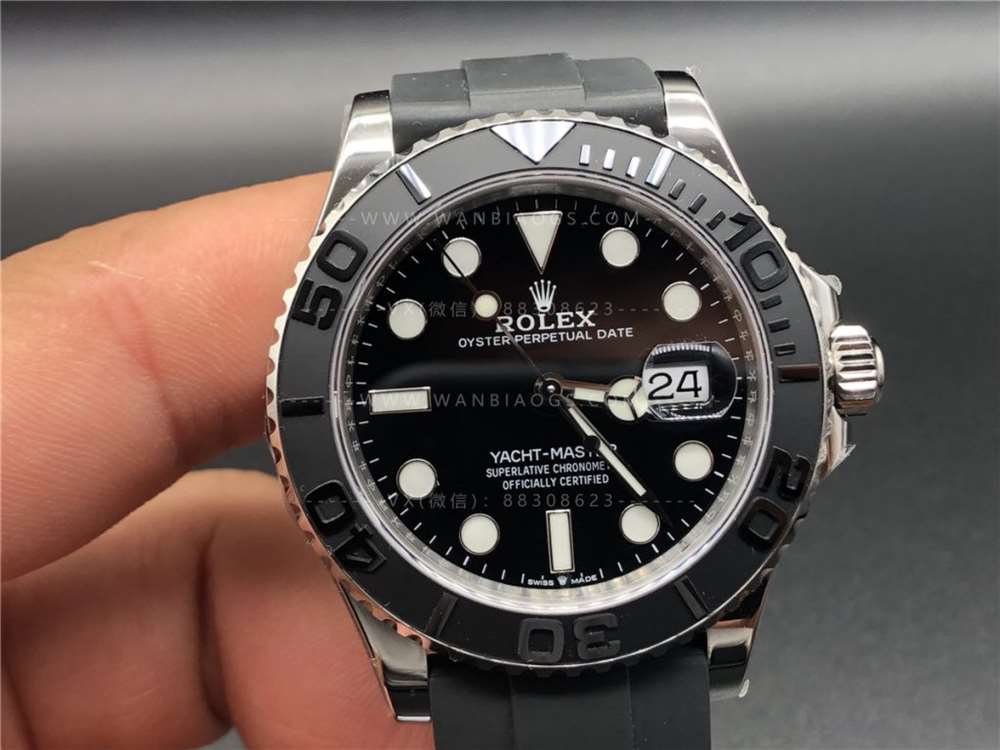 VS Factory Rolex platin Yacht-Master 42 mm «3135 mekanizma» saat işçilik incelemesi — 10. fotoğraf