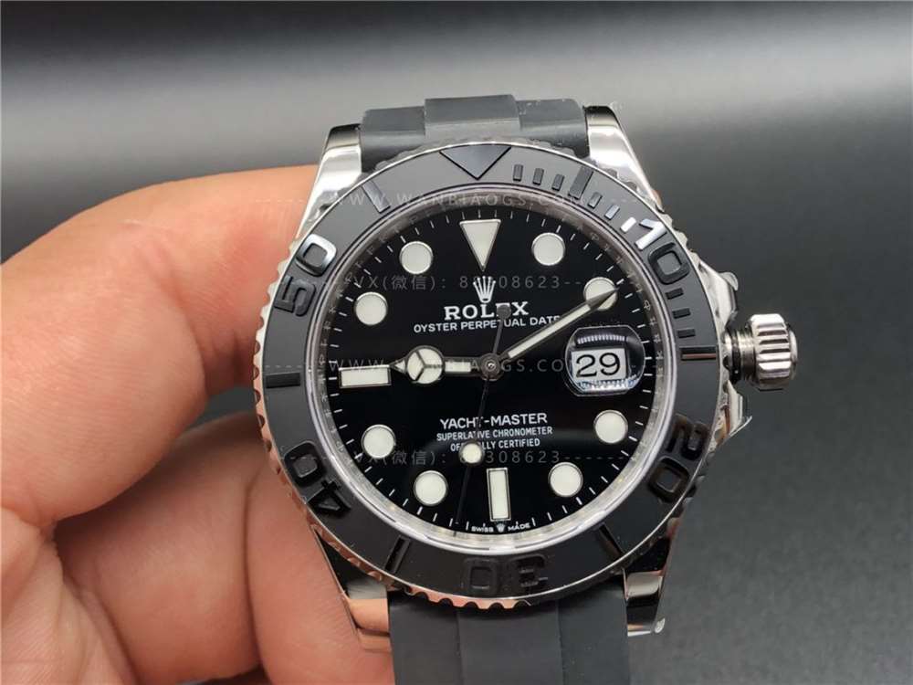 VS Factory Rolex platin Yacht-Master 42 mm «3135 mekanizma» saat işçilik incelemesi — 11. fotoğraf