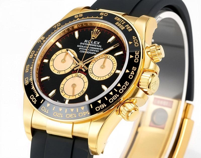 VS Factory Rolex Siyah-Altın Daytona 4131 Replika Saat — 4. fotoğraf